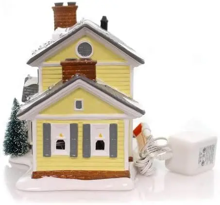 Lighted Snow Village Griswold House Ornament – National Lampoon's Christmas Vacation Themed Decor