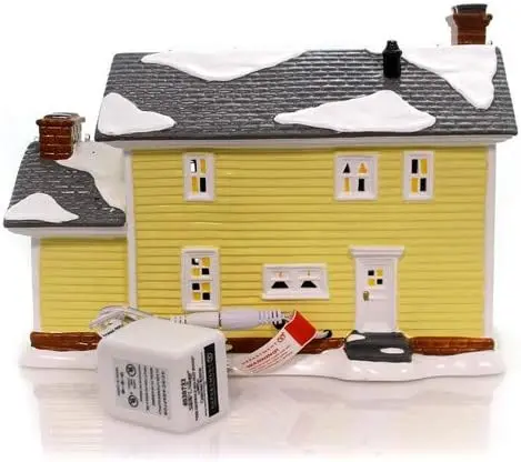 Lighted Snow Village Griswold House Ornament – National Lampoon's Christmas Vacation Themed Decor