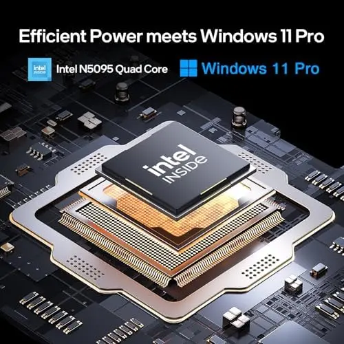 Lightweight 15.6-Inch Windows 11 Laptop – 16GB RAM, 512GB SSD, Intel N5095, FHD IPS Display 2