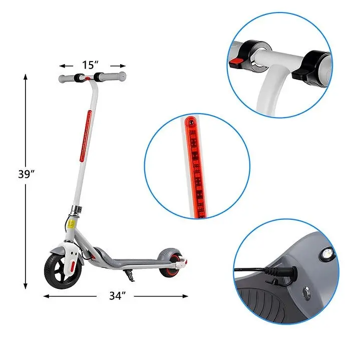 Lightweight 150W Motorized Electric Scooter for Kids – Compact, Easy-to-Handle Design