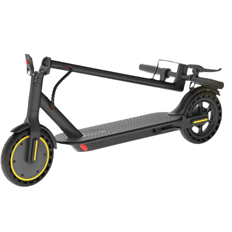 Lightweight Aluminum Electric Scooter with Puncture-Proof Tires and Quick-Fold Design