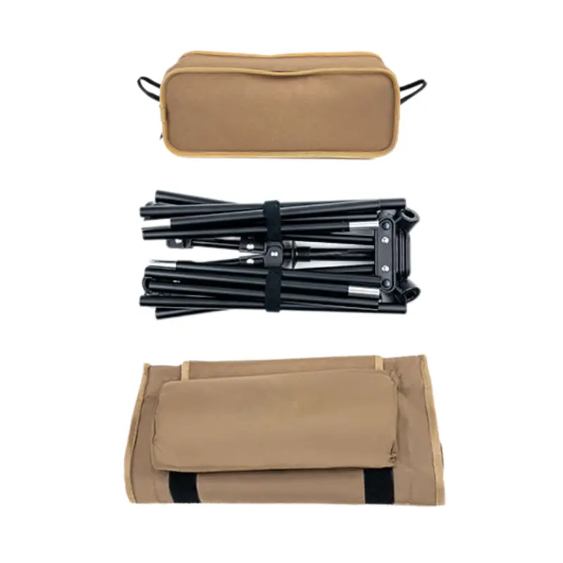 Lightweight Aluminum High-Back Camping Chair with Removable Neck Pillow
