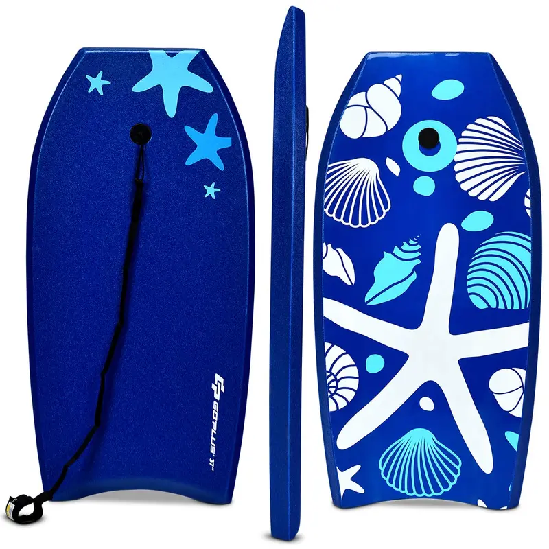Lightweight Bodyboard Featuring EPS Core, XPE Deck, and HDPE Slick Bottom