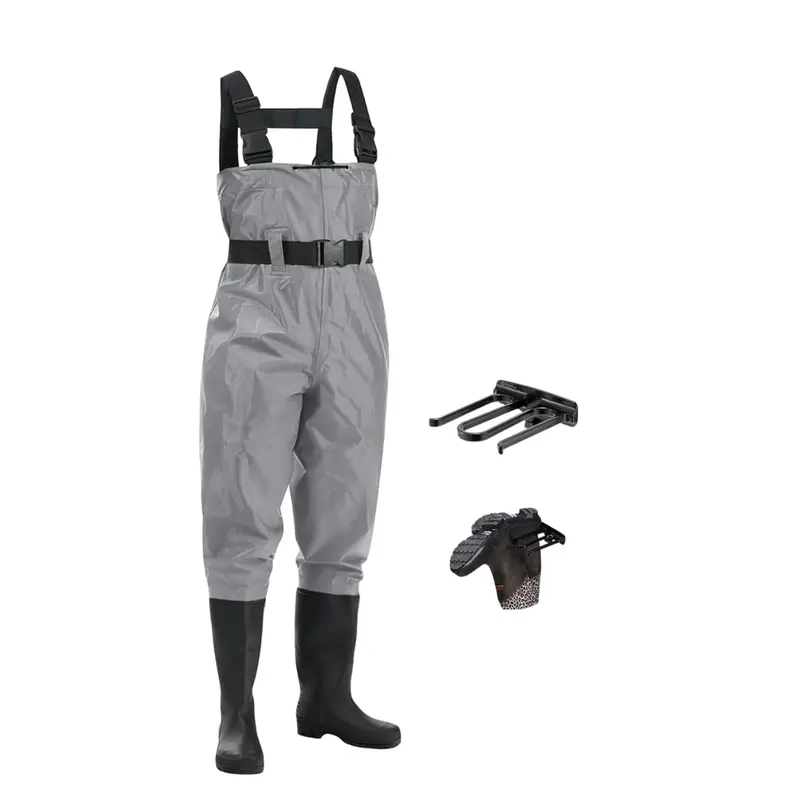 Lightweight Chest Waders – Unisex Nylon/PVC Hybrid for Anglers and Field Workers