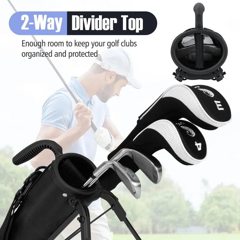 Lightweight Stand Golf Bag Designed for Pitch-and-Putt Play