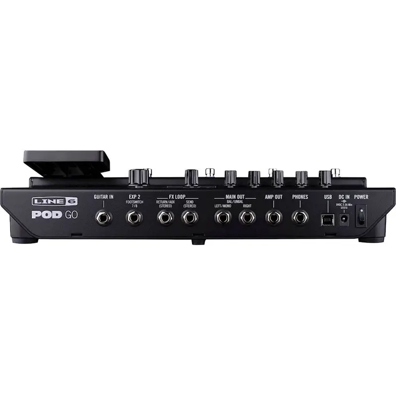 Line 6 POD Go Guitar Effects Processor – Compact Multi-Effects Pedalboard (Black)