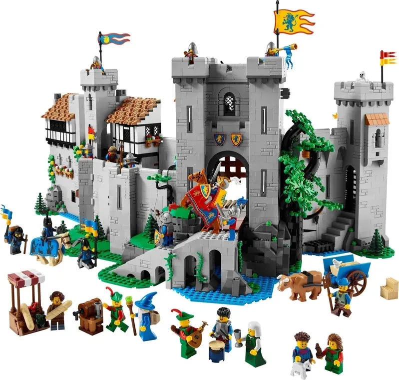 Lion Knights Medieval Castle Playset – Interactive Building Toy