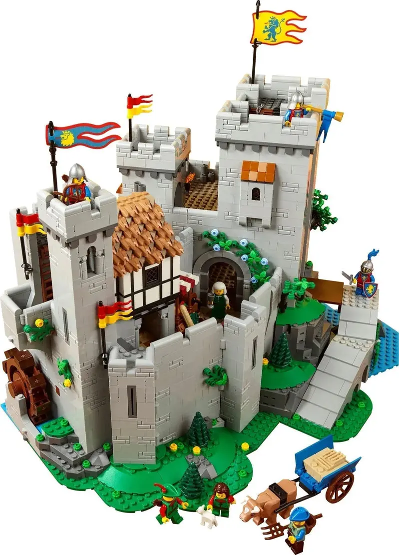 Lion Knights Medieval Castle Playset – Interactive Building Toy