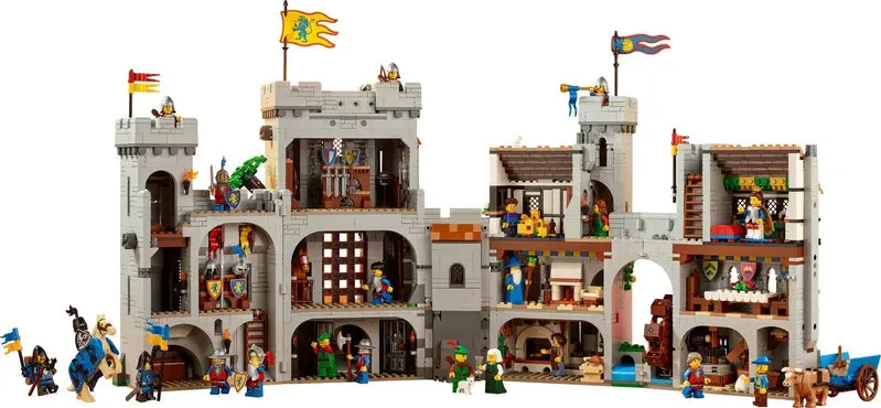 Lion Knights Medieval Castle Playset – Interactive Building Toy