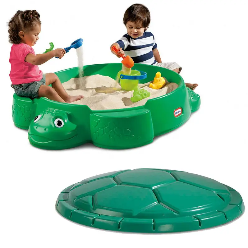 Little Tikes Classic Turtle Sandbox for Outdoor Play