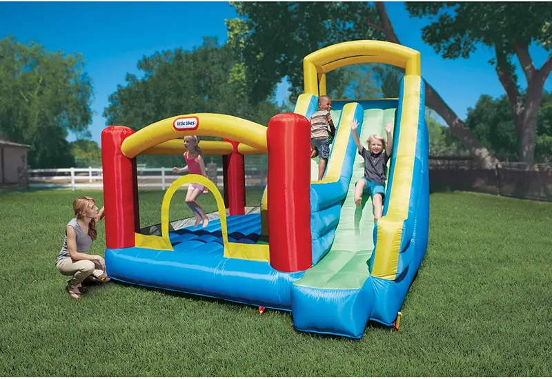 Little Tikes Giant Inflatable Slide & Bouncer Combo – Indoor/Outdoor Play Center