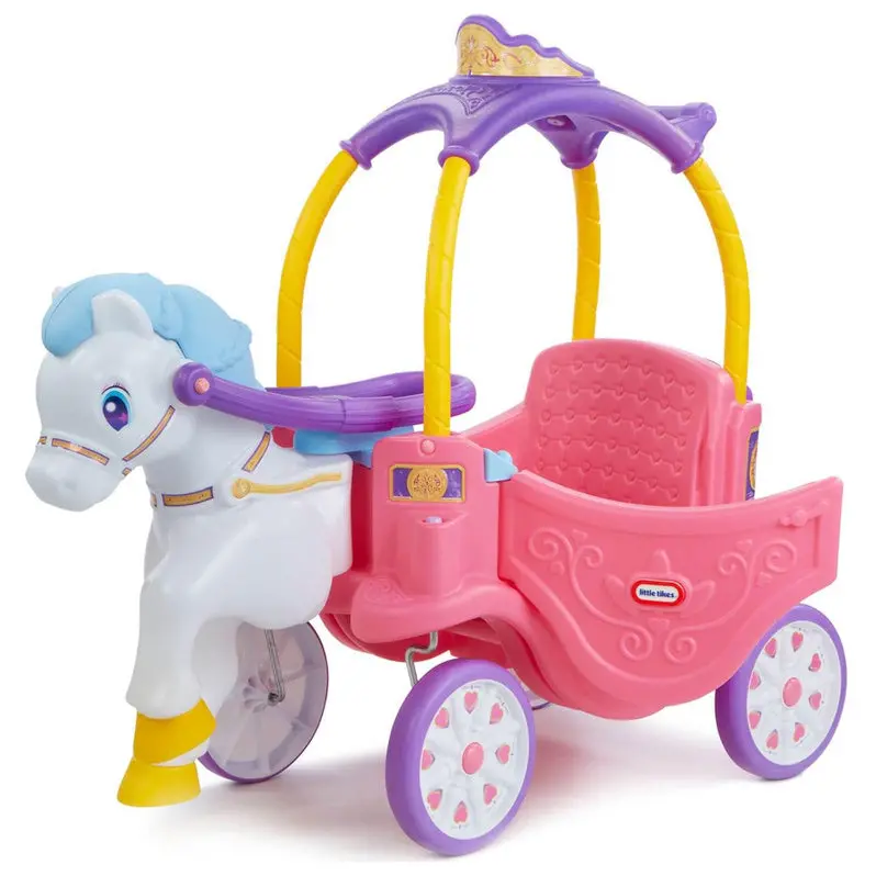 Little Tikes Princess Horse & Carriage Ride-On Toy for Kids