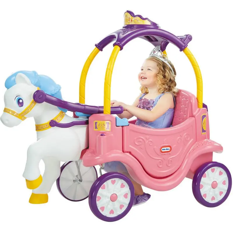 Little Tikes Princess Horse & Carriage Ride-On Toy for Kids
