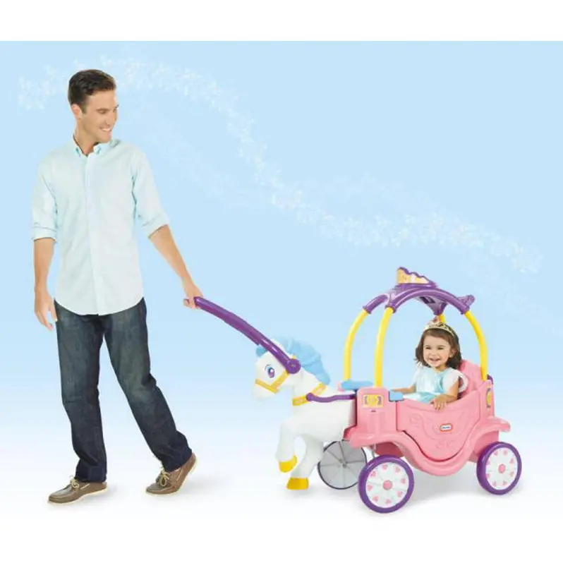Little Tikes Princess Horse & Carriage Ride-On Toy for Kids