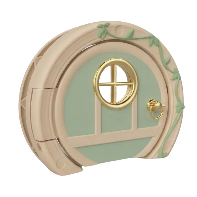 Lockable Flapless Cat Door – Secure Knob-Controlled Entry for Interior Doors