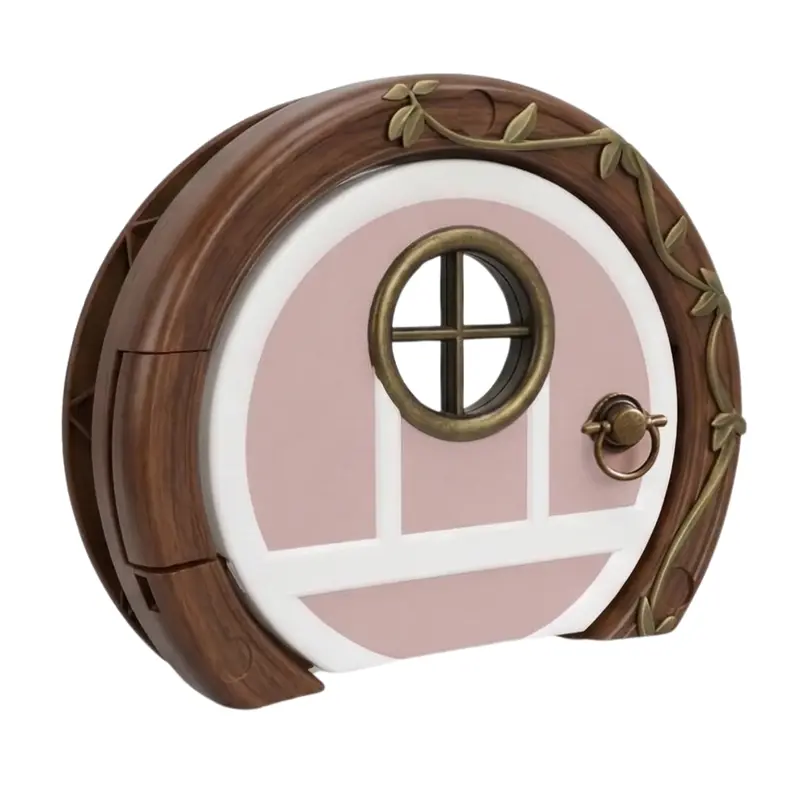 Lockable Flapless Cat Door – Secure Knob-Controlled Entry for Interior Doors 2