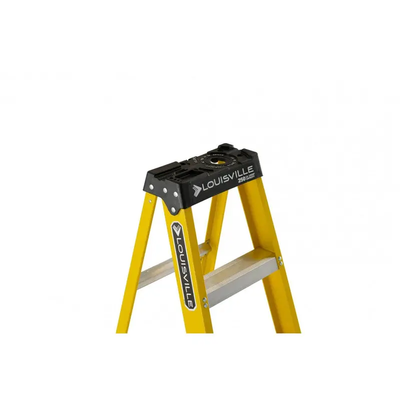 Louisville Fiberglass Step Ladder – 8-Foot Height, 250 lb Load Rating (W-3118-08)