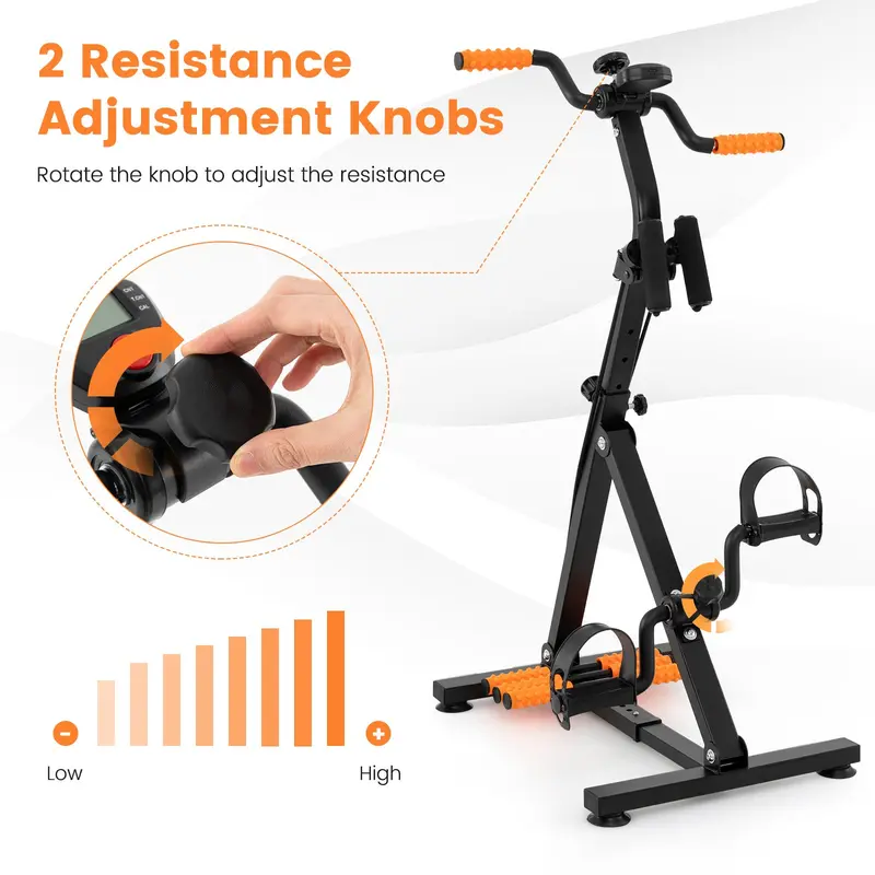 Low-Impact Pedal Exerciser for Seniors – Hand & Foot Use