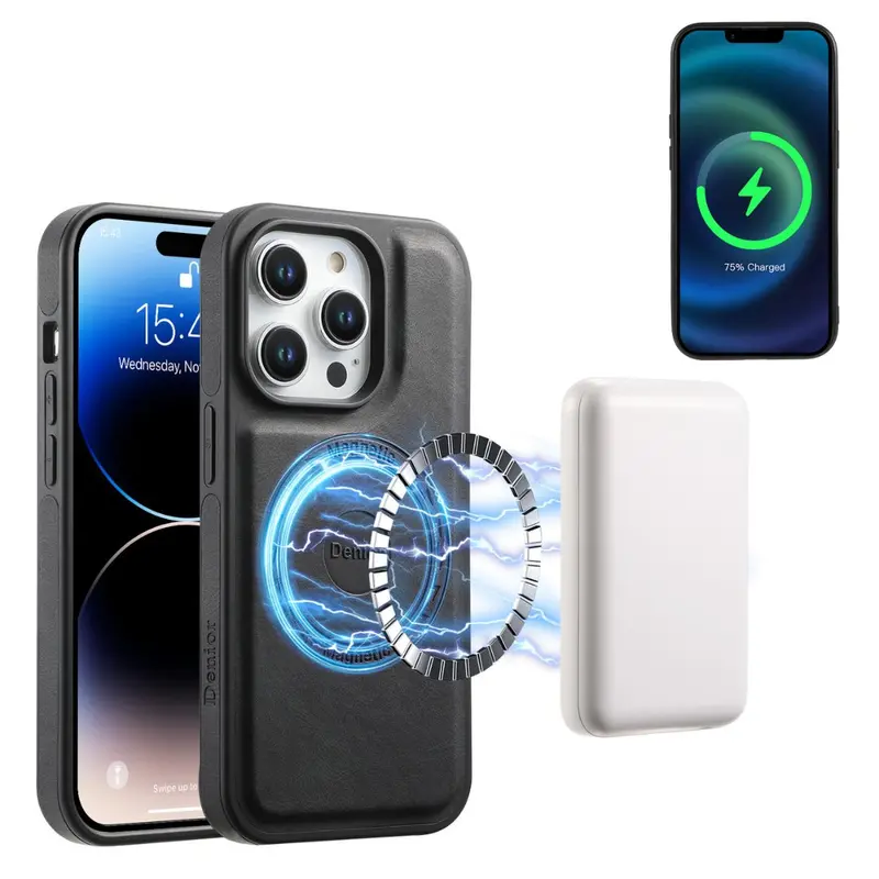 Luxury Magnetic Leather iPhone Case – MagSafe Certified 2