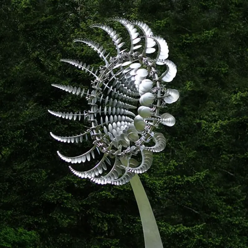 Magic Metal Windmill Garden Sculpture | Spinning Outdoor Wind Decor