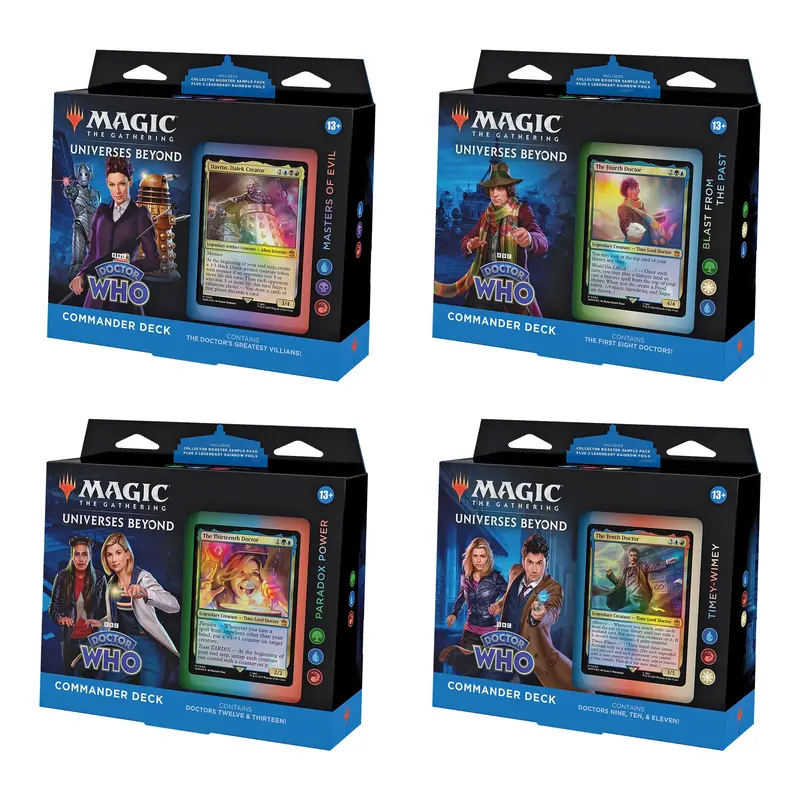 Magic: The Gathering Doctor Commander Bundle – Themed Deck & Accessories for MTG Enthusiasts