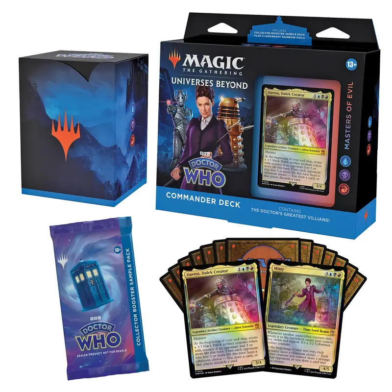 Magic: The Gathering Doctor Commander Bundle – Themed Deck & Accessories for MTG Enthusiasts