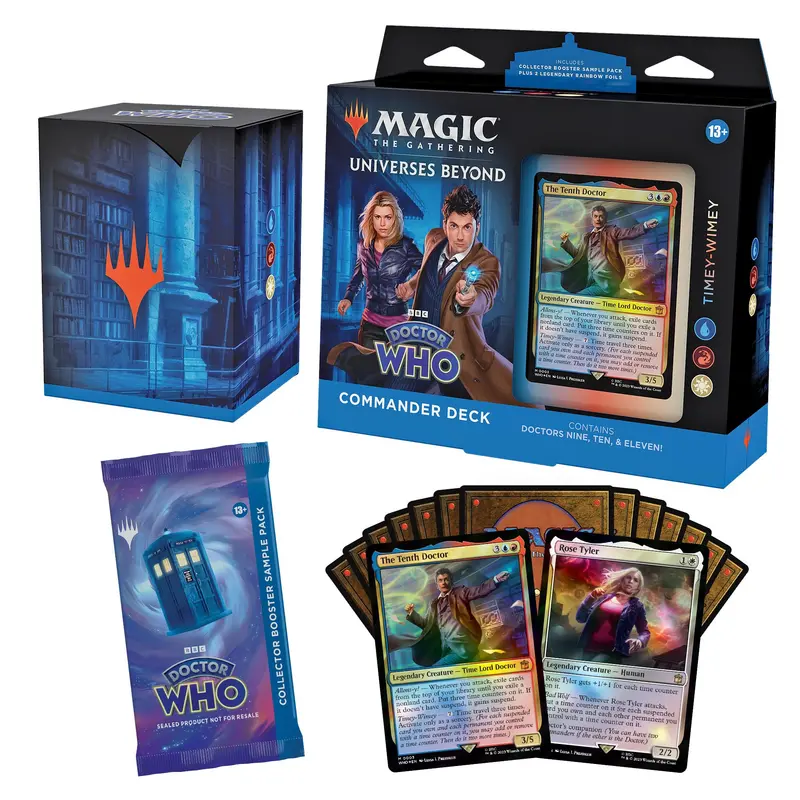 Magic: The Gathering Doctor Commander Bundle – Themed Deck & Accessories for MTG Enthusiasts