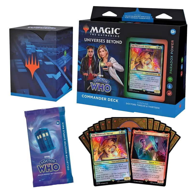 Magic: The Gathering Doctor Commander Bundle – Themed Deck & Accessories for MTG Enthusiasts