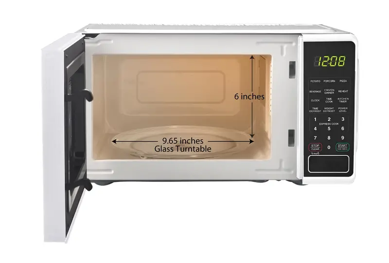 Mainstays 0.7 Cu. Ft. Countertop Microwave Oven – 700W, Compact White Design