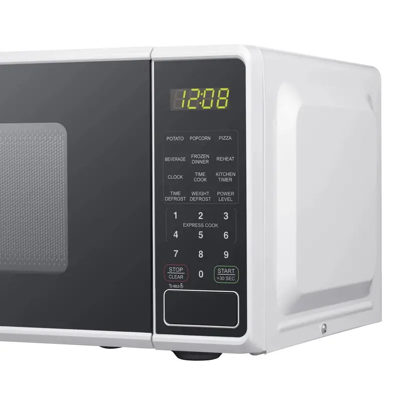 Mainstays 0.7 Cu. Ft. Countertop Microwave Oven – 700W, Compact White Design