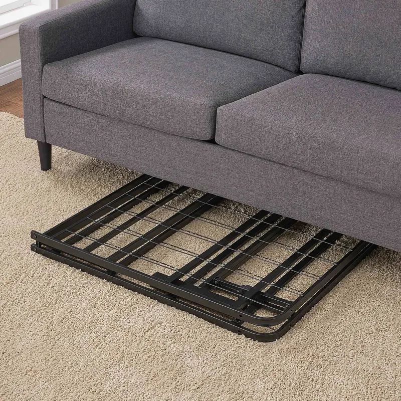 Mainstays High-Profile Foldable Queen Platform Bed Frame – 18-Inch Steel Base in Black