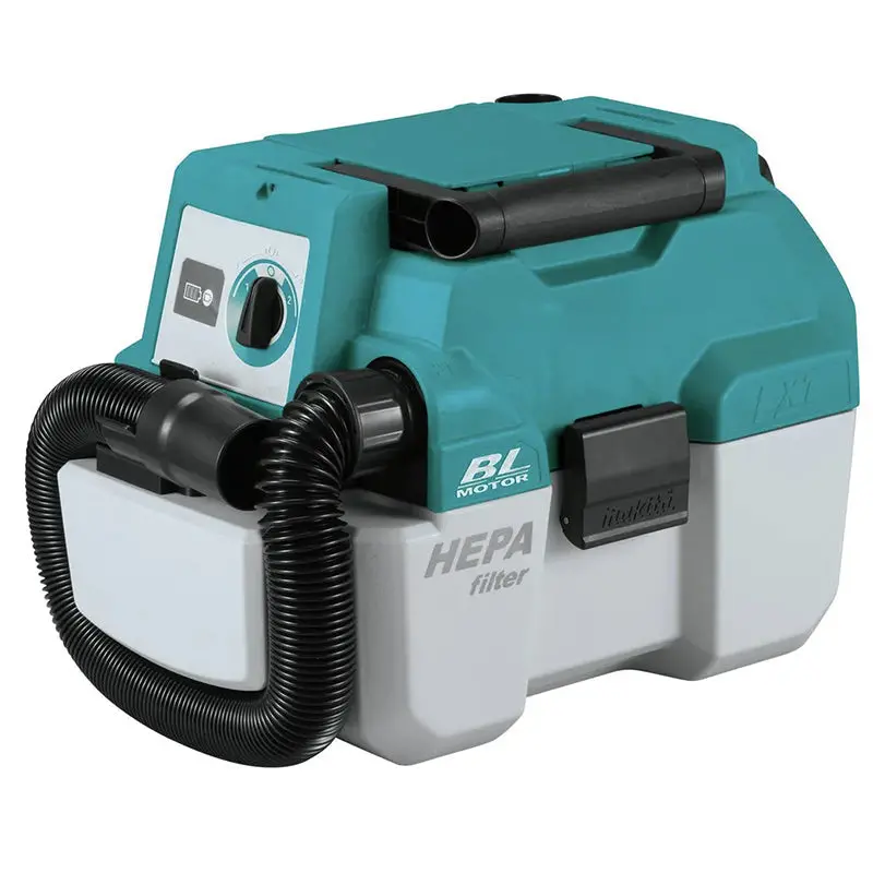 Makita XCV11Z 18V Brushless Wet/Dry Vacuum – 2-Gallon HEPA Filtration Dust Extractor for Clean Job Sites