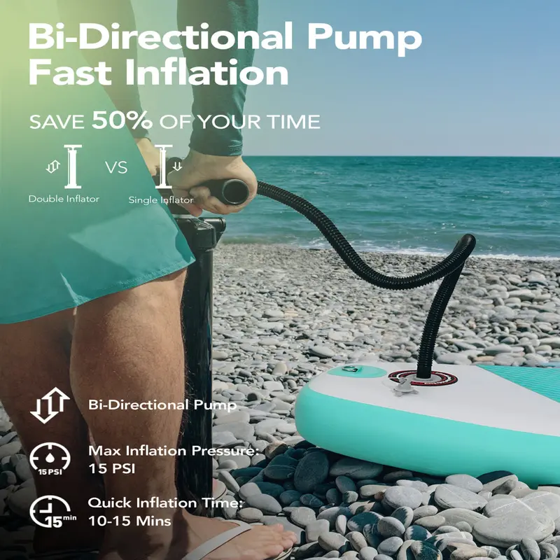 Marnur 6" Thick Inflatable Stand-Up Paddle Board (SUP)