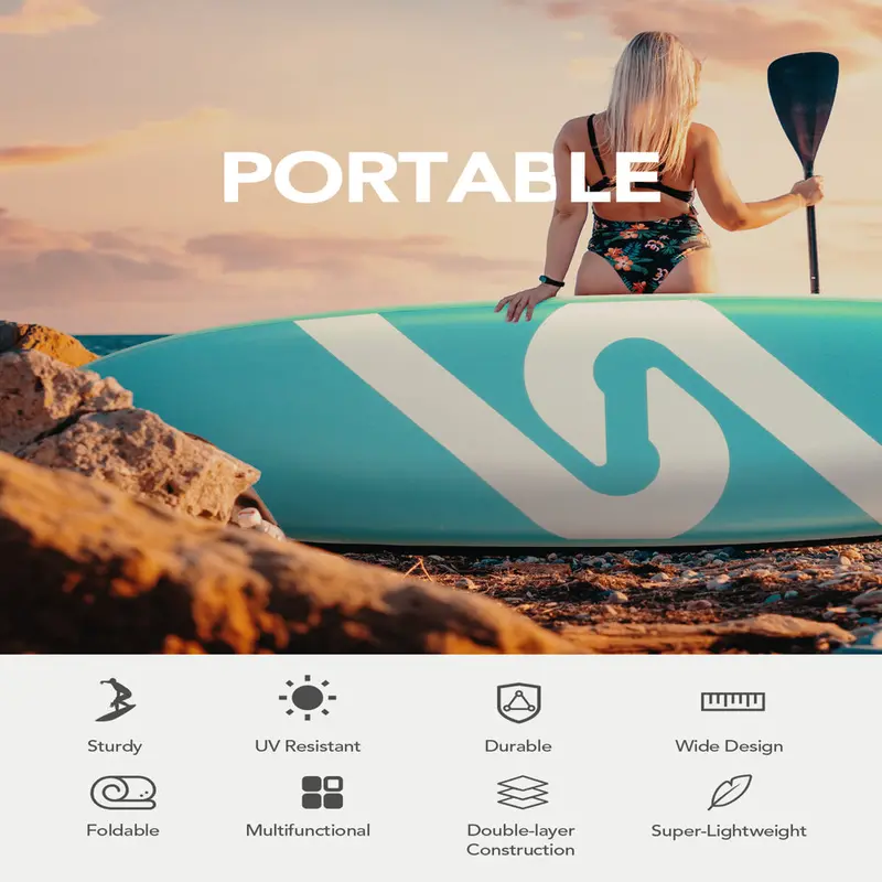 Marnur 6" Thick Inflatable Stand-Up Paddle Board (SUP)