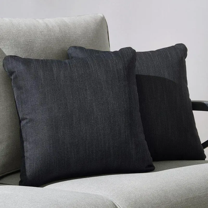 Martha Stewart 4-Person Metal Outdoor Seating Set with Weather-Resistant Cushions