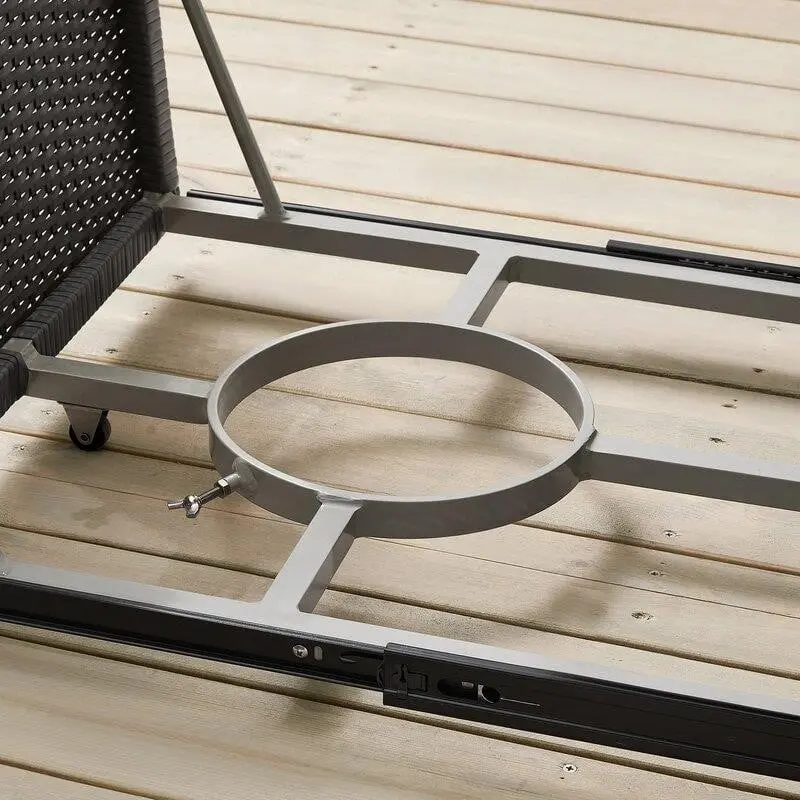 Martha Stewart 4-Piece Metal Outdoor Seating Set with Weather-Resistant Cushions