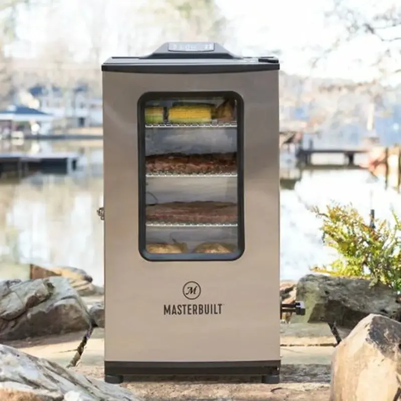 Masterbuilt 40-Inch Bluetooth Digital Electric Smoker – Stainless Steel Construction