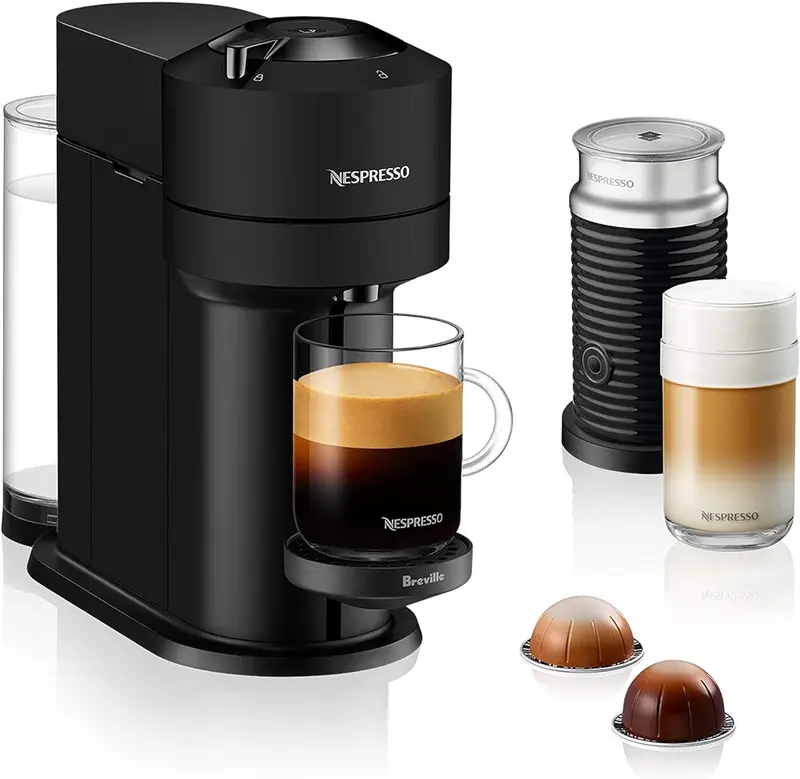 Matte Black Espresso & Drip Coffee Maker – All-in-One Brew Station with Integrated Grinder Options