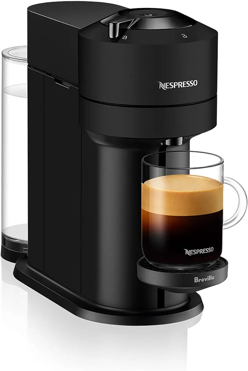 Matte Black Espresso & Drip Coffee Maker – All-in-One Brew Station with Integrated Grinder Options