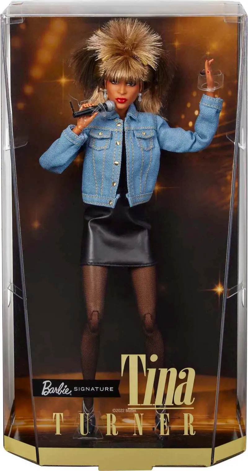 Mattel Barbie Signature Tina Turner Doll – '90s-Inspired Outfit, Collector Edition Figure
