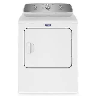 Maytag MGD4500MW 7.0 cu. ft. Vented Gas Dryer – White, High-Capacity Residential Dryer