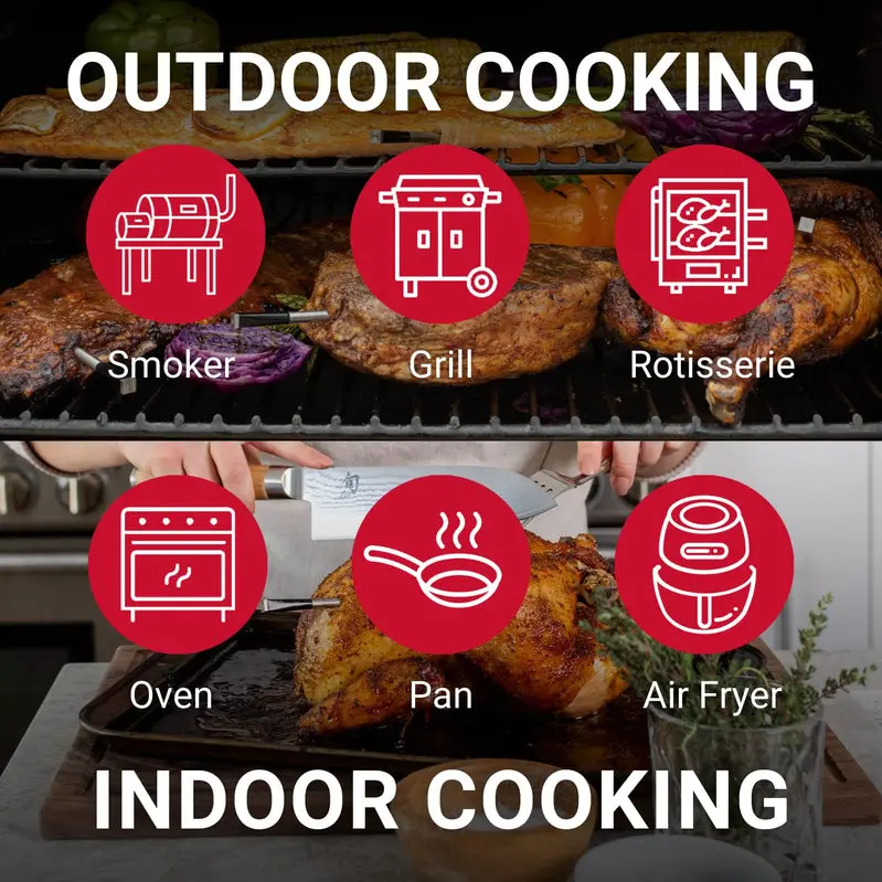 MEATER Plus Smart Meat Thermometer – Bluetooth-Enabled, 165ft Range, Oven-to-Grill Precision Cooking Aid
