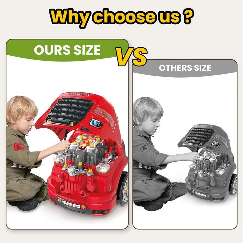 Mechanical Truck Engine Toy – Interactive Repair Learning Kit for Children