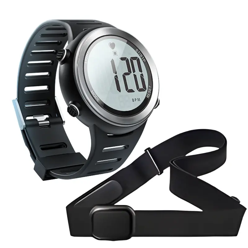 Medical-Grade Digital Pulse Oximeter Watch with Wireless Chest Strap and 5ATM Waterproof Rating 2