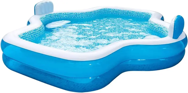 Member's Mark Elegant 10-Foot Inflatable Family Pool with Dual Comfort Seats