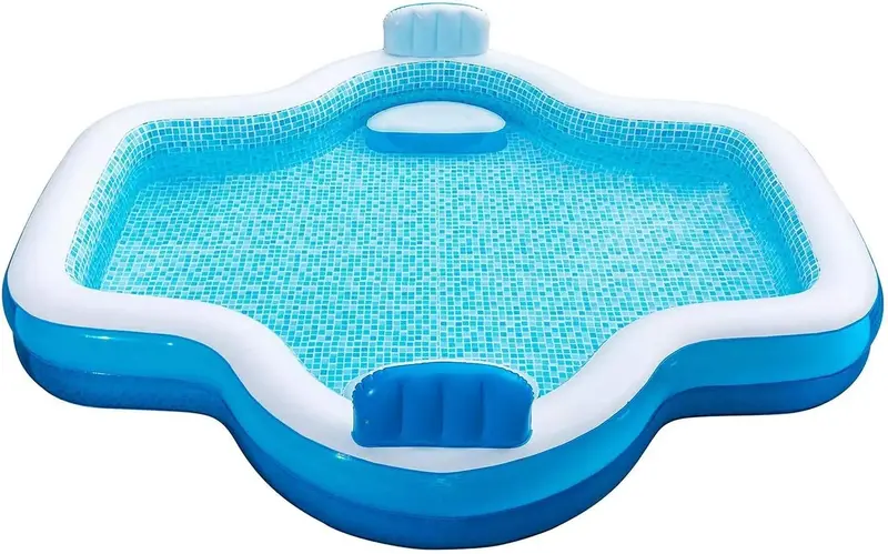 Member's Mark Elegant 10-Foot Inflatable Family Pool with Dual Comfort Seats