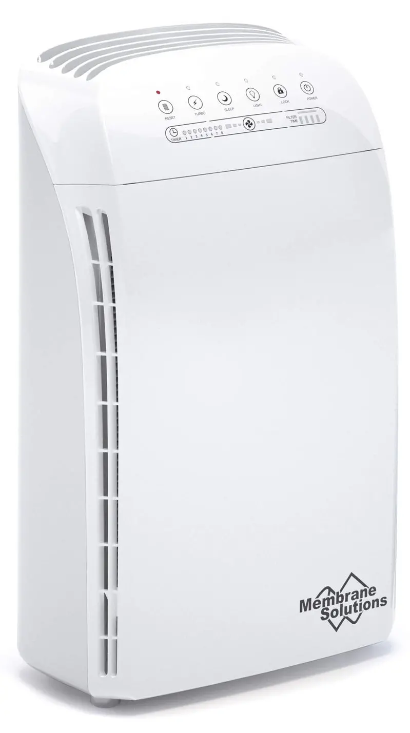 Membrane Solutions MSA3 Air Purifier – Covers Up to 1590 sq ft, HEPA + Activated Carbon Filtration
