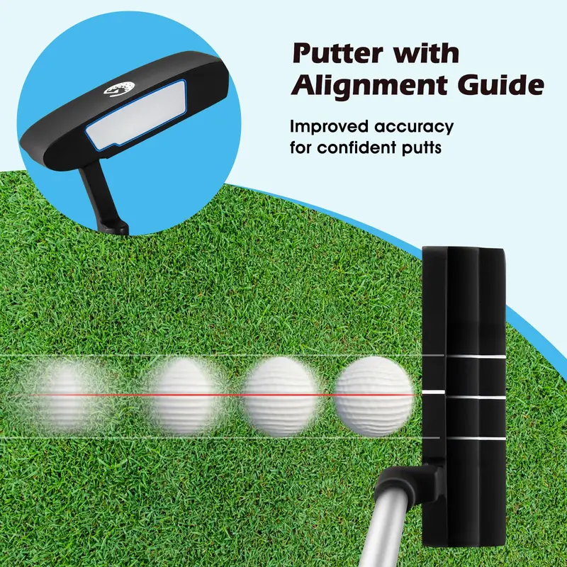 Men’s Full Golf Set – 12-Piece Right-Handed Starter Club Bundle