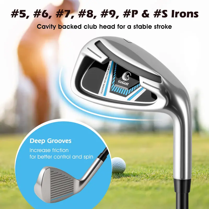 Men’s Full Golf Set – 12-Piece Right-Handed Starter Club Bundle