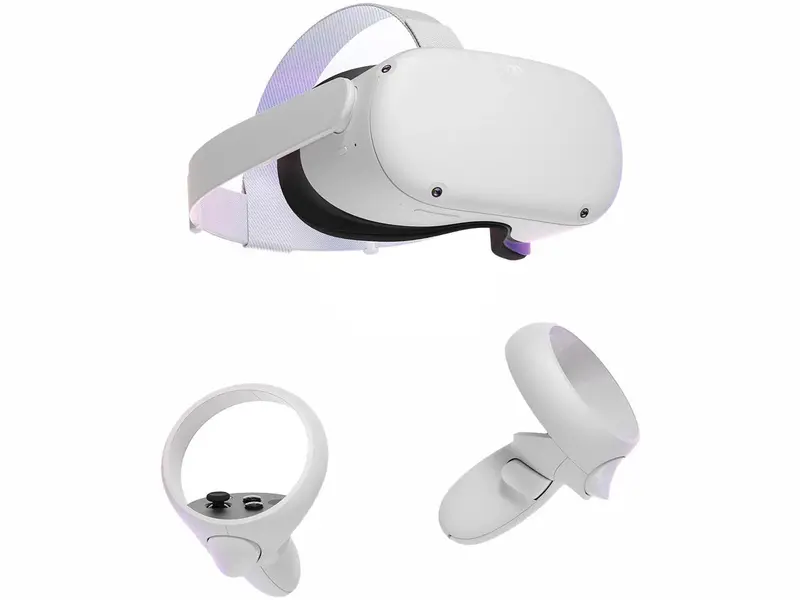 Meta Quest 2 Wireless VR Headset – 256GB All-in-One Virtual Reality System with 3D Spatial Audio & Intuitive Hand Tracking